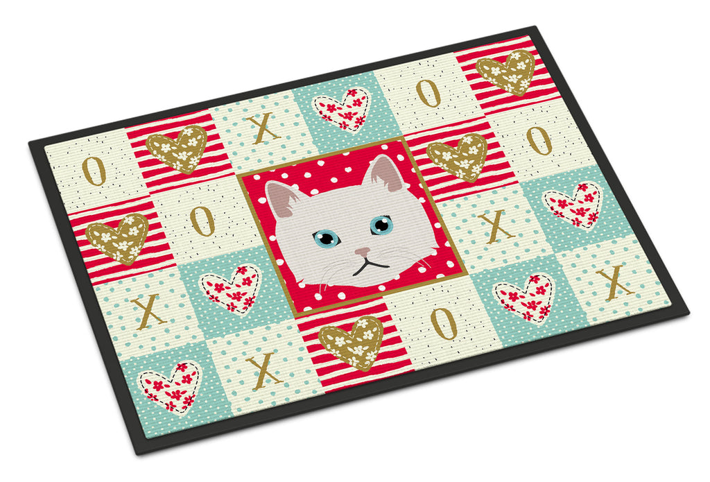Napoleon Cat Love Doormat Indoor Outdoor 18H X 27W Front Door Mat Rugs for Entryway, Non Slip Washable
