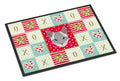 Ojos Azules Cat Love Doormat Indoor Outdoor 18H X 27W Front Door Mat Rugs for Entryway, Non Slip Washable