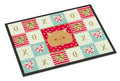 Persian Modern Cat Love Doormat Indoor Outdoor 24H X 36W Front Door Mat Rugs for Entryway, Non Slip Washable Low Pile,