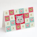 Persian Traditional Cat Love Greeting Cards Pack of 8 Blank Cards with Envelopes Whimsical A7 Size 5x7