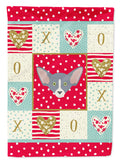 Peterbald Cat Love House Flag 28x40 Porch Sleeve Pole Decorative Outside Yard Banner Artwork Wall Hanging, Polyester