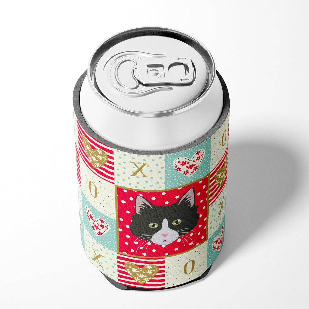 Siberian Forest Cat Love Can or Bottle Hugger Cooler Sleeve for Standard 12 oz Cans, Insulated Foam Beer & Soda Can Hugger Reusable