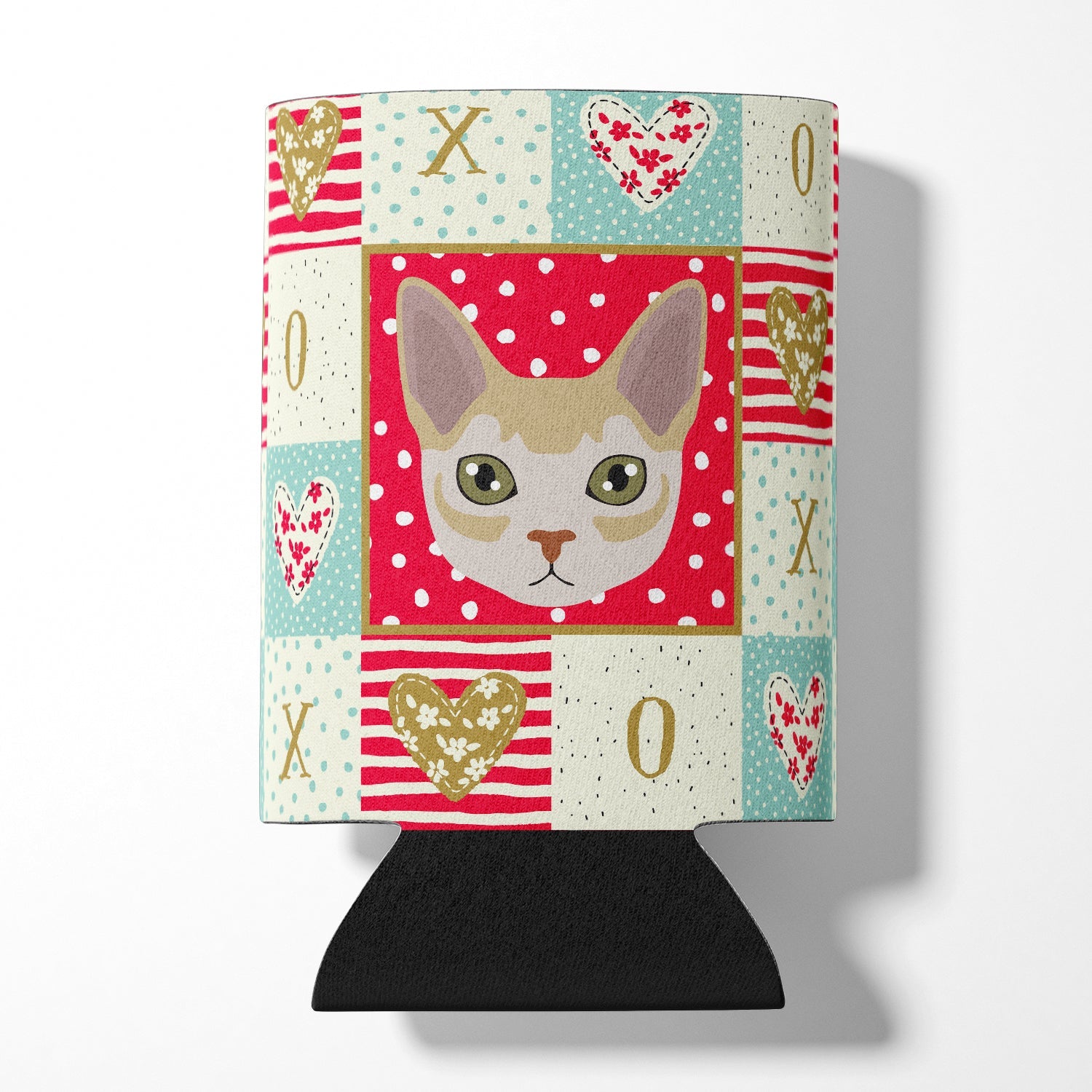 Singapura Cat Love Can or Bottle Hugger Cooler Sleeve for Standard 12 oz Cans, Insulated Foam Beer & Soda Can Hugger Reusable