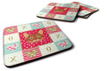 Somali Cat Love Foam Coasters Set of 4 Cup Coasters for Indoor Outdoor, Tabletop Protection, Anti Slip, Mouse pad Material