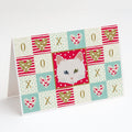 Turkish Angora Cat Love Greeting Cards Pack of 8 Blank Cards with Envelopes Whimsical A7 Size 5x7