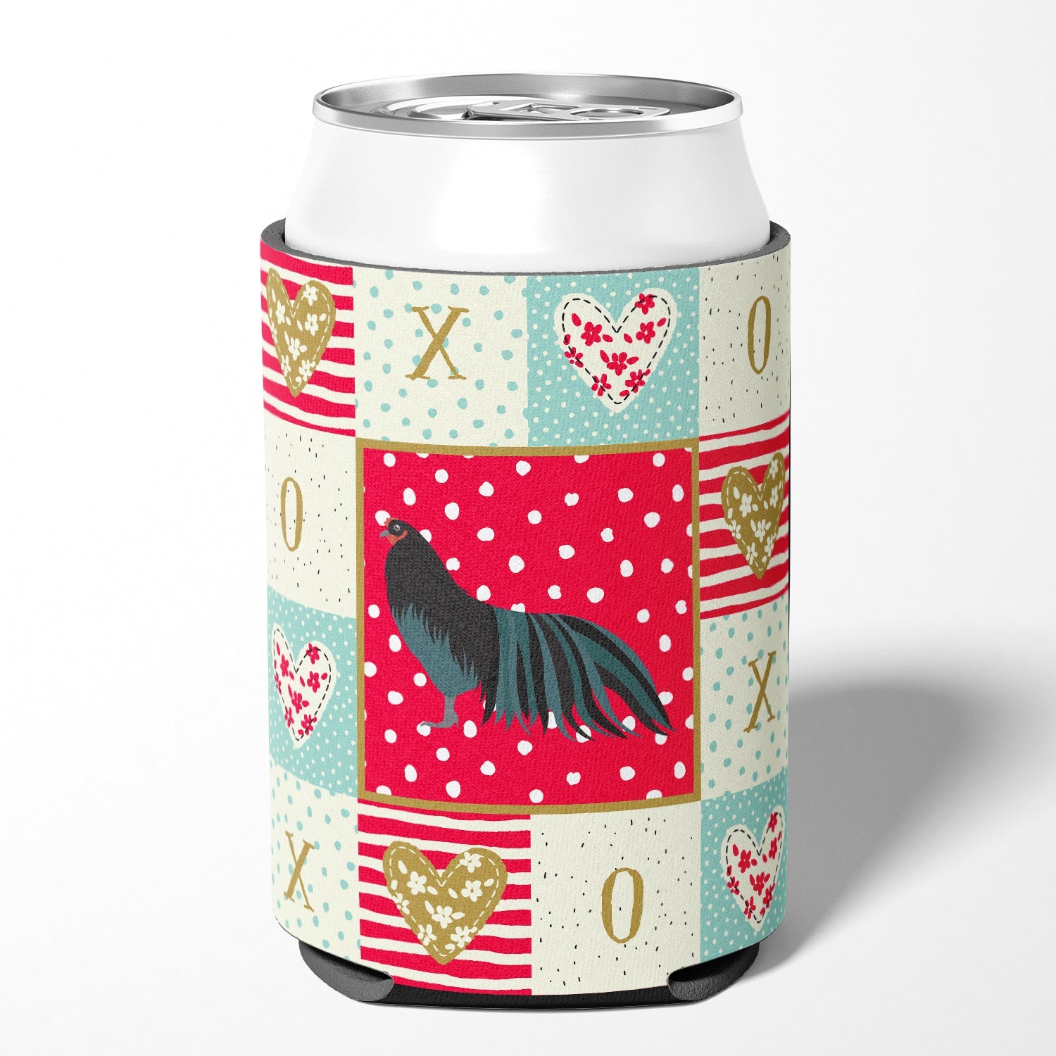 Sumatra Chicken Love Can or Bottle Hugger Cooler Sleeve for Standard 12 oz Cans, Insulated Foam Beer & Soda Can Hugger Reusable