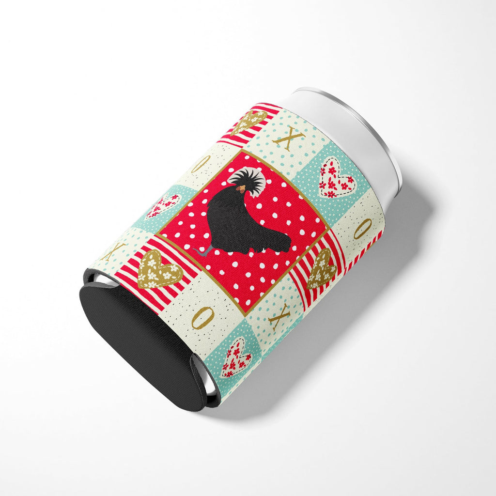 Polish Poland Chicken Love Can or Bottle Hugger Cooler Sleeve for Standard 12 oz Cans, Insulated Foam Beer & Soda Can Hugger Reusable