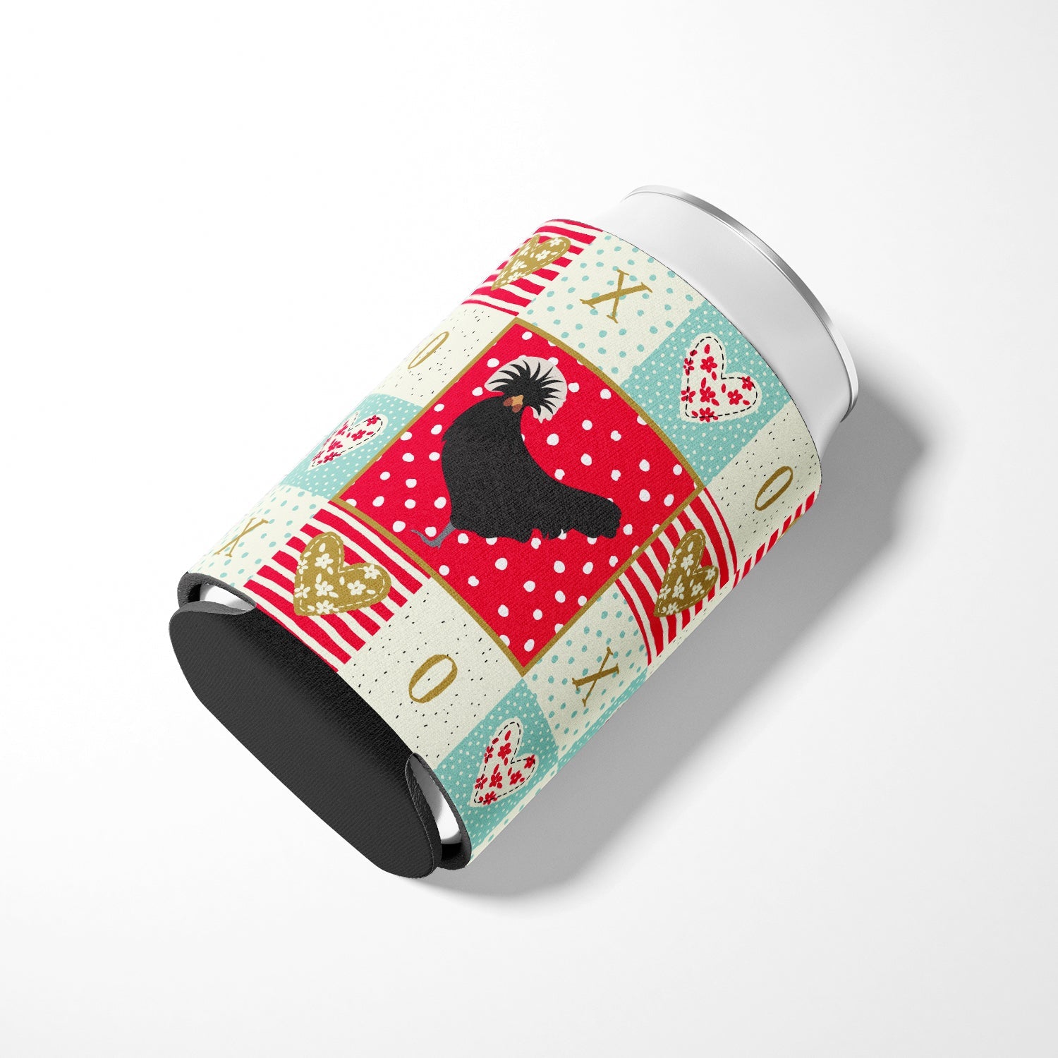 Polish Poland Chicken Love Can or Bottle Hugger Cooler Sleeve for Standard 12 oz Cans, Insulated Foam Beer & Soda Can Hugger Reusable