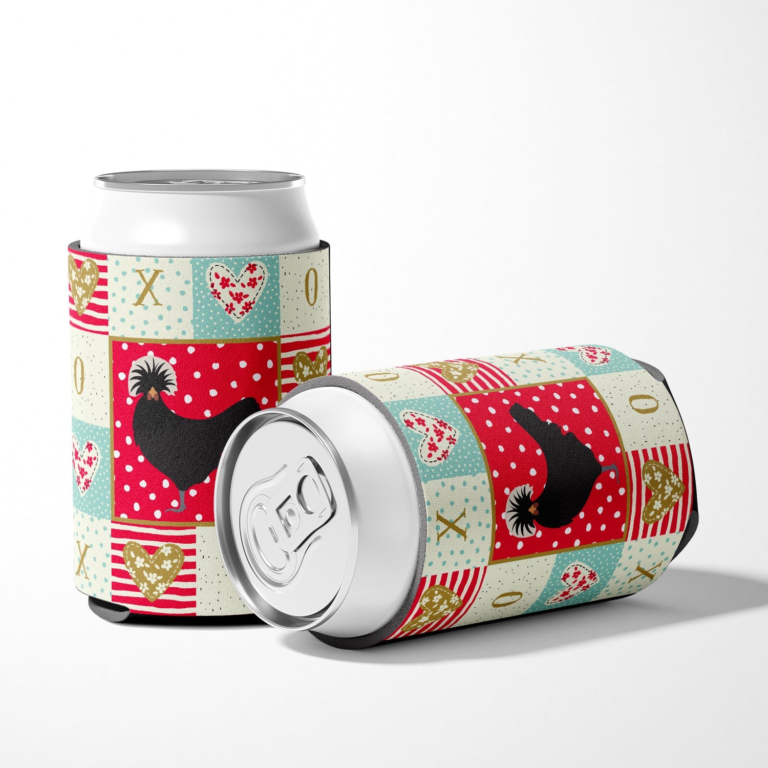 Polish Poland Chicken Love Can or Bottle Hugger Cooler Sleeve for Standard 12 oz Cans, Insulated Foam Beer & Soda Can Hugger Reusable