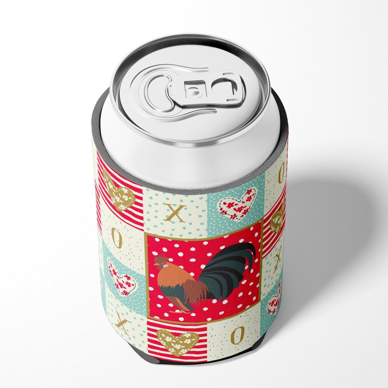 Dutch Bantam Chicken Love Can or Bottle Hugger Cooler Sleeve for Standard 12 oz Cans, Insulated Foam Beer & Soda Can Hugger Reusable