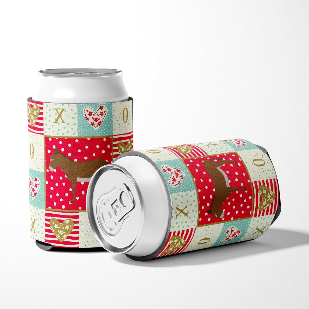 Cotentin Donkey Love Can or Bottle Hugger Cooler Sleeve for Standard 12 oz Cans, Insulated Foam Beer & Soda Can Hugger Reusable