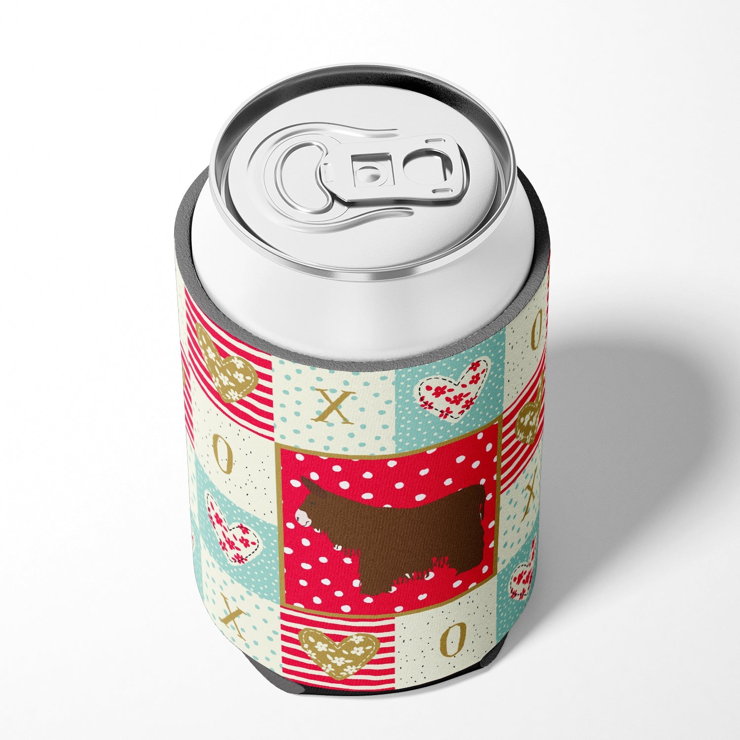 Poitou Poiteuin Donkey Love Can or Bottle Hugger Cooler Sleeve for Standard 12 oz Cans, Insulated Foam Beer & Soda Can Hugger Reusable