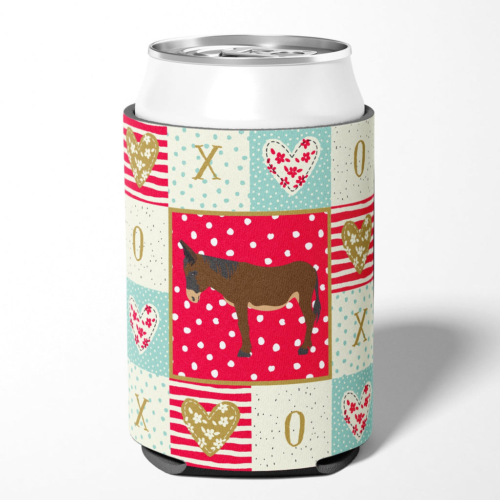 Zamorano-Leones Donkey Love Can or Bottle Hugger Cooler Sleeve for Standard 12 oz Cans, Insulated Foam Beer & Soda Can Hugger Reusable