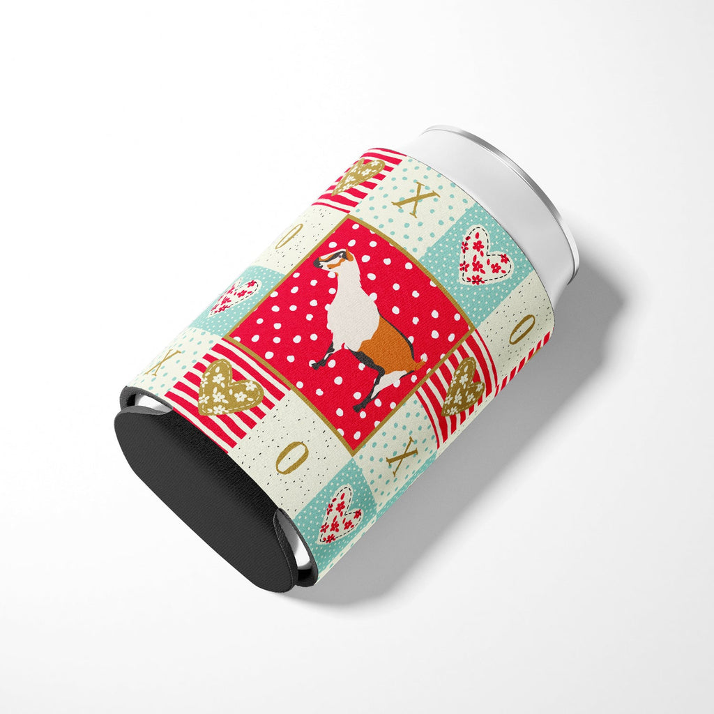 Alpine Goat Love Can or Bottle Hugger Cooler Sleeve for Standard 12 oz Cans, Insulated Foam Beer & Soda Can Hugger Reusable