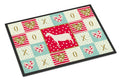 Saanen Goat Love Doormat Indoor Outdoor 18H X 27W Front Door Mat Rugs for Entryway, Non Slip Washable