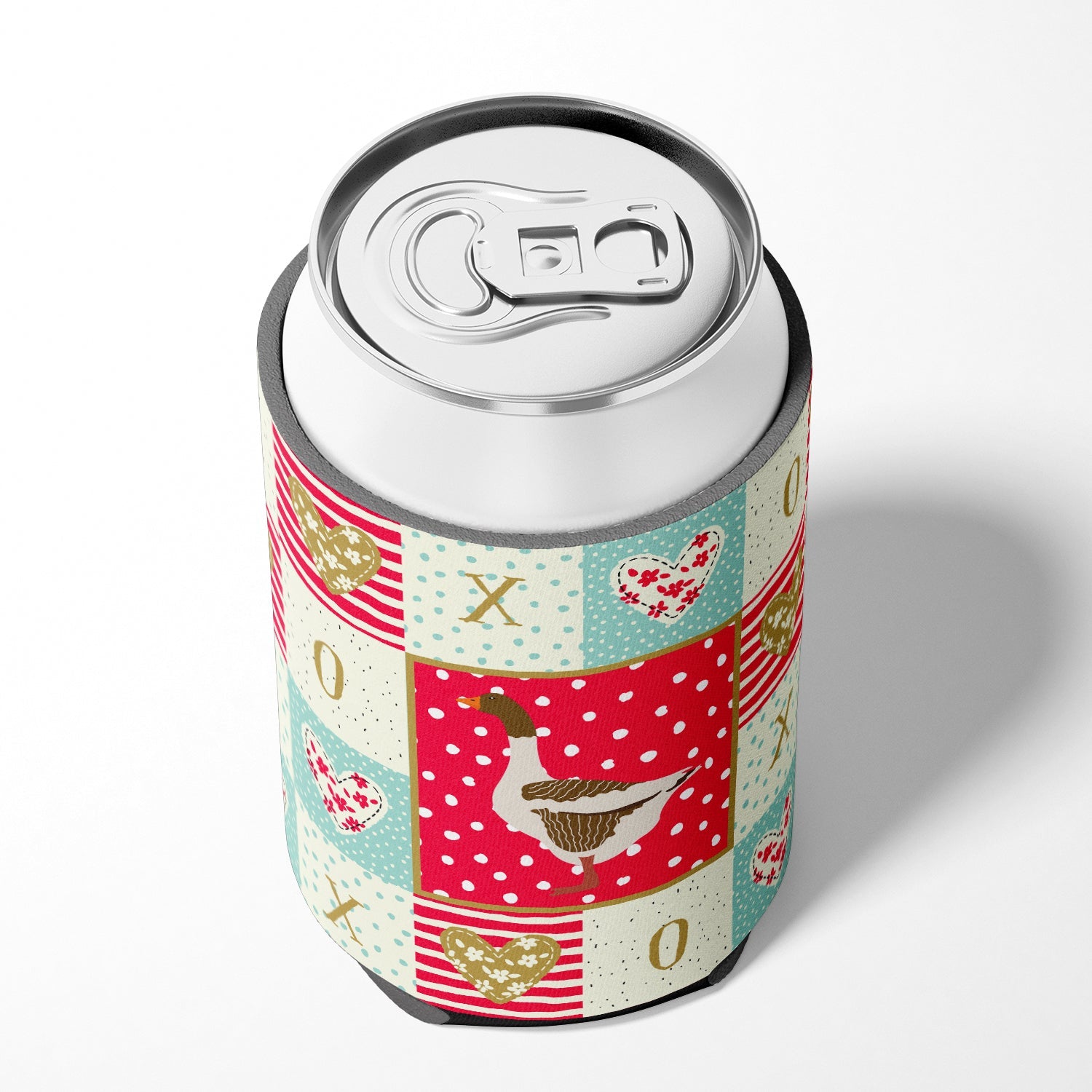 Pomeranian Rogener Goose Love Can or Bottle Hugger Cooler Sleeve for Standard 12 oz Cans, Insulated Foam Beer & Soda Can Hugger Reusable