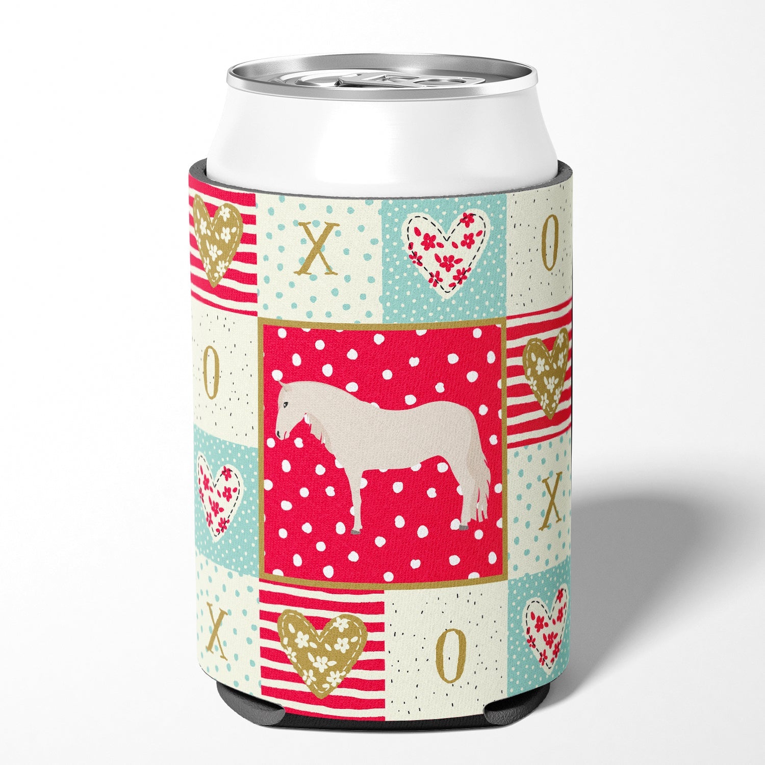 Paso Fino Horse Love Can or Bottle Hugger Cooler Sleeve for Standard 12 oz Cans, Insulated Foam Beer & Soda Can Hugger Reusable