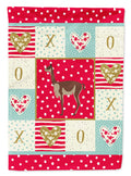 Vicugna or Vicuna Love House Flag 28x40 Porch Sleeve Pole Decorative Outside Yard Banner Artwork Wall Hanging, Polyester