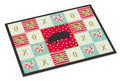 Devon Large Black Pig Love Doormat Indoor Outdoor 18H X 27W Front Door Mat Rugs for Entryway, Non Slip Washable