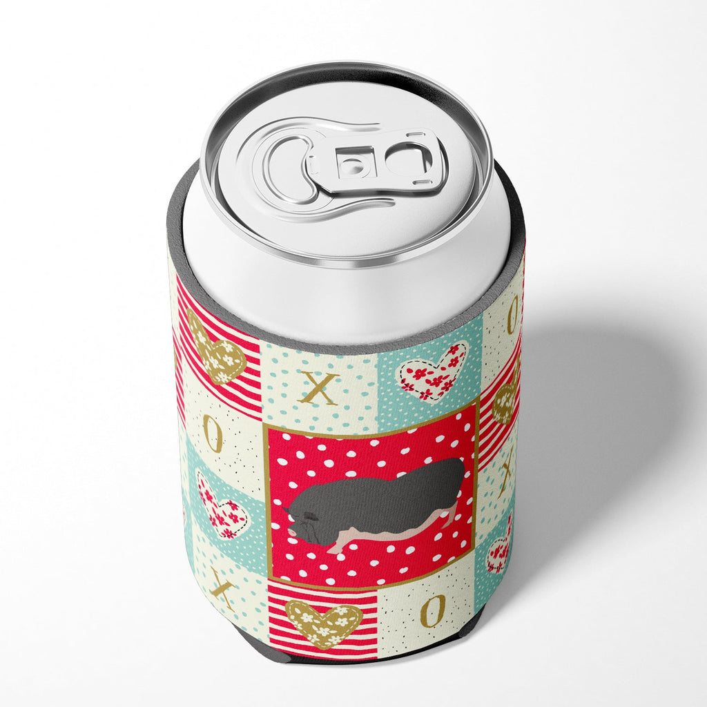 Vietnamese Pot-Bellied Pig Love Can or Bottle Hugger Cooler Sleeve for Standard 12 oz Cans, Insulated Foam Beer & Soda Can Hugger Reusable