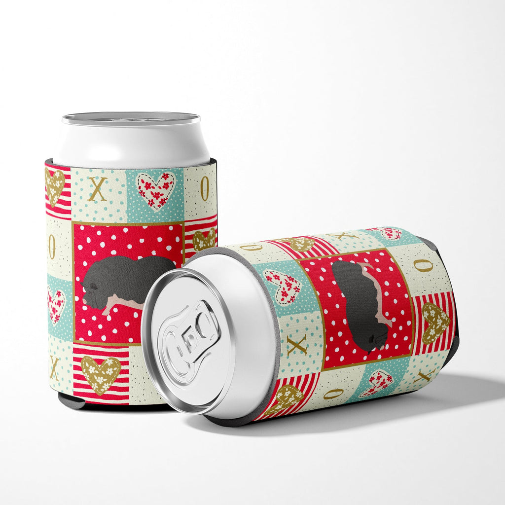 Vietnamese Pot-Bellied Pig Love Can or Bottle Hugger Cooler Sleeve for Standard 12 oz Cans, Insulated Foam Beer & Soda Can Hugger Reusable