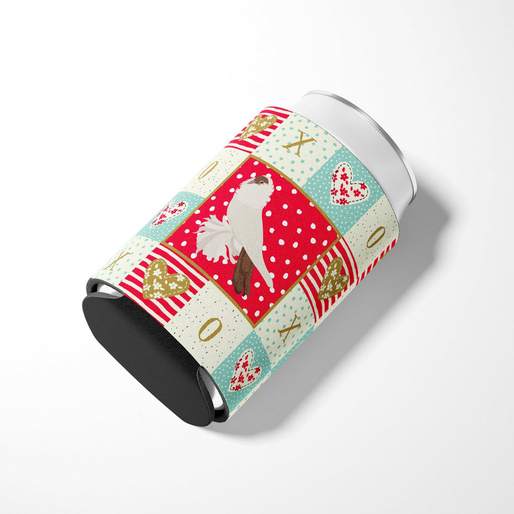 German Helmet Pigeon Love Can or Bottle Hugger Cooler Sleeve for Standard 12 oz Cans, Insulated Foam Beer & Soda Can Hugger Reusable