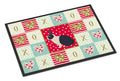 Dutch Rabbit Love Doormat Indoor Outdoor 18H X 27W Front Door Mat Rugs for Entryway, Non Slip Washable