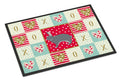 Giant Chinchilla Rabbit Love Doormat Indoor Outdoor 18H X 27W Front Door Mat Rugs for Entryway, Non Slip Washable