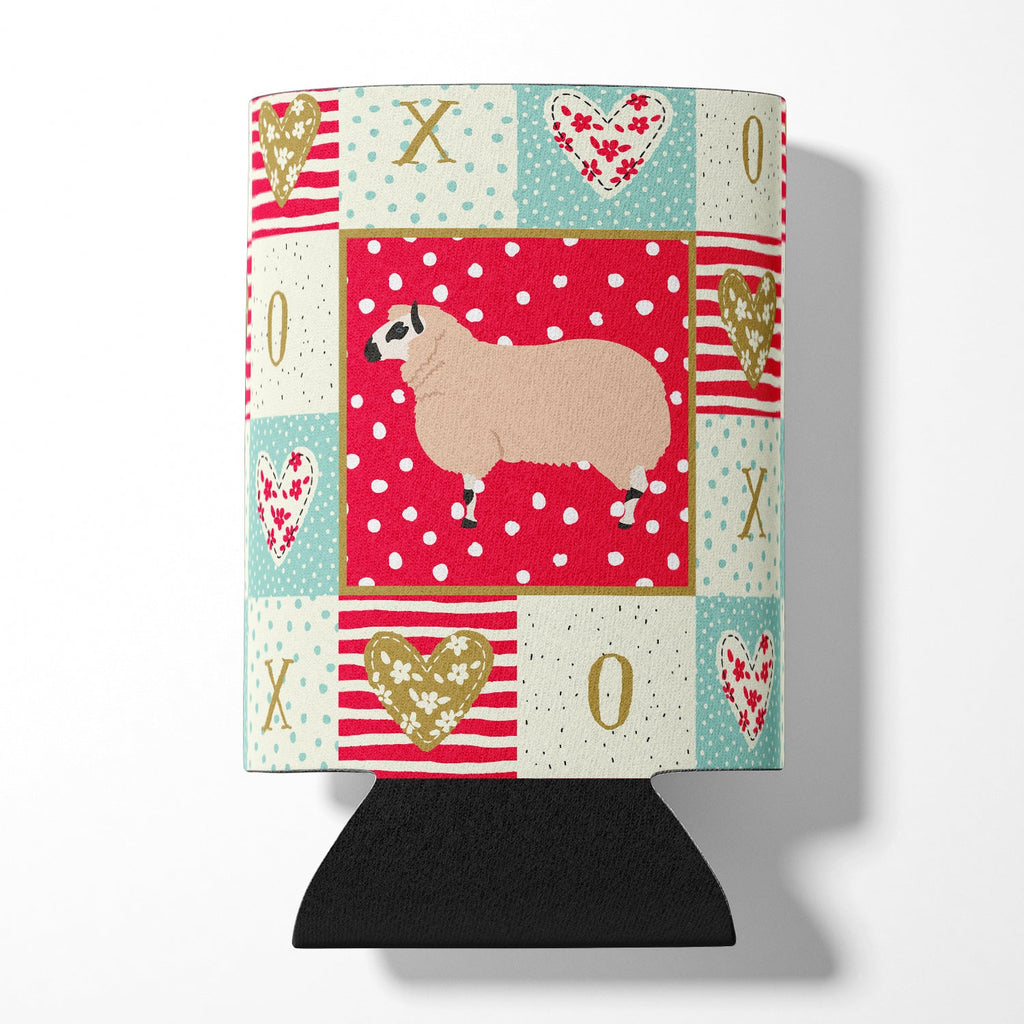 Kerry Hill Sheep Love Can or Bottle Hugger Cooler Sleeve for Standard 12 oz Cans, Insulated Foam Beer & Soda Can Hugger Reusable