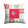 Angelfish Love Decorative Throw Pillow 14x14 Indoor Outdoor Accent Cushion, Fabric Cover with Insert for Sofa, Bed, Porch & Living Room