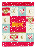 Bubble Eyed Goldfish Love House Flag 28x40 Porch Sleeve Pole Decorative Outside Yard Banner Artwork Wall Hanging, Polyester