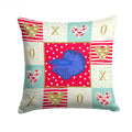 Super Delta Tail Betta Love Decorative Throw Pillow 14x14 Indoor Outdoor Accent Cushion, Fabric Cover with Insert for Sofa, Bed, Porch & Living Room