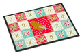 Norwich Canary Love Doormat Indoor Outdoor 24H X 36W Front Door Mat Rugs for Entryway, Non Slip Washable Low Pile,