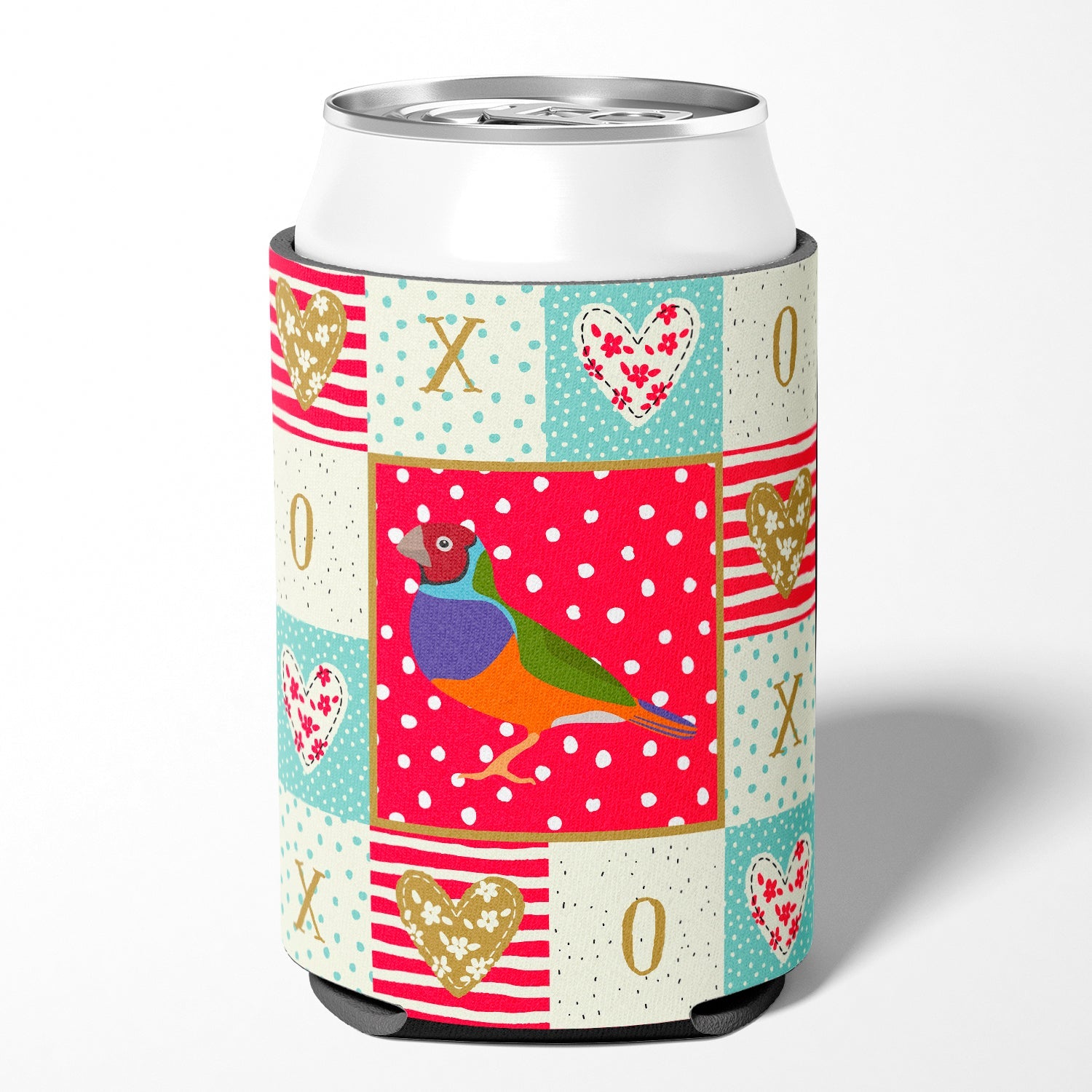 Amadina Love Can or Bottle Hugger Cooler Sleeve for Standard 12 oz Cans, Insulated Foam Beer & Soda Can Hugger Reusable