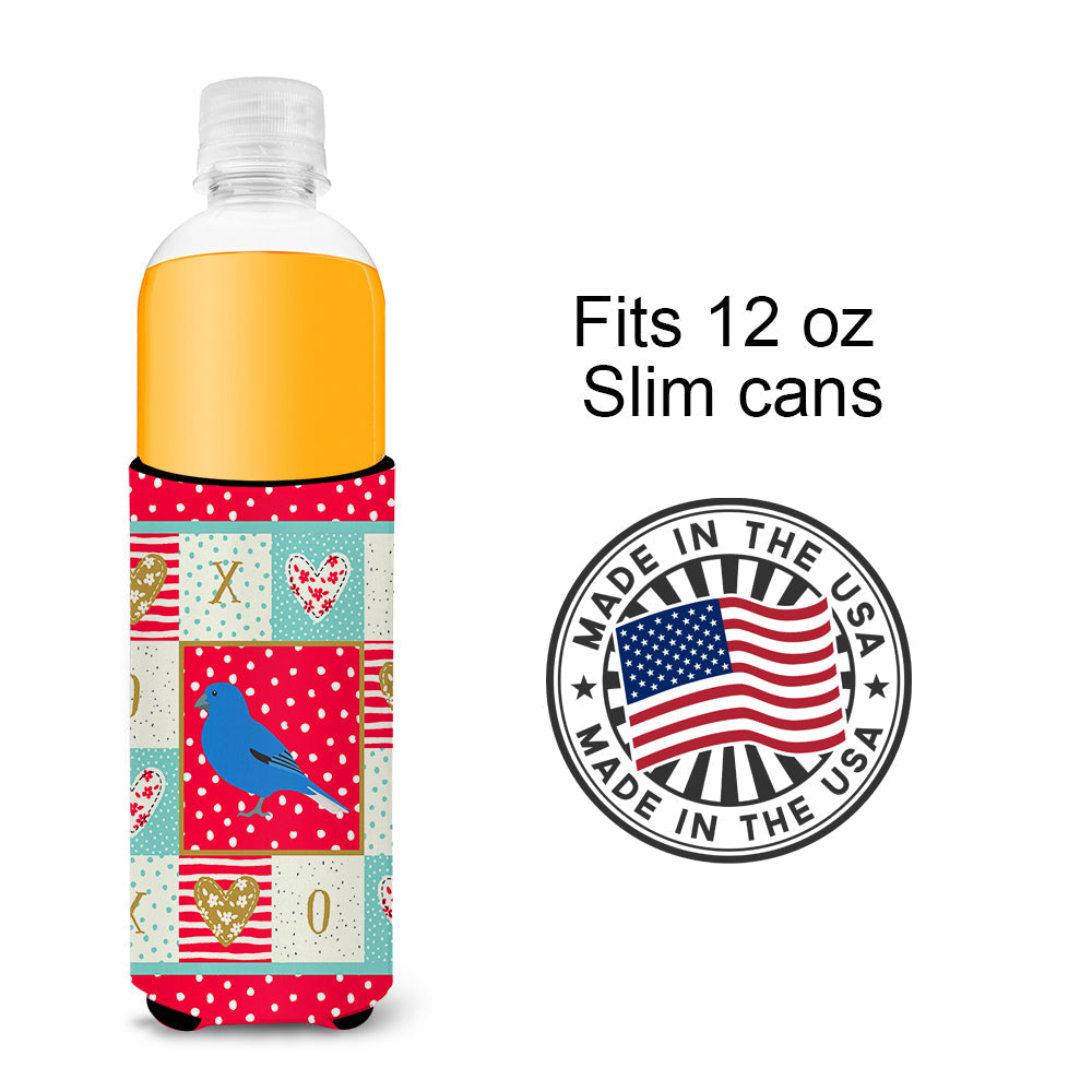 Bunting Love Slim Can Hugger , Insulated Foam Hugger for 12 oz Slim Cans, Beer Bottles & Water Bottles, Printed in USA
