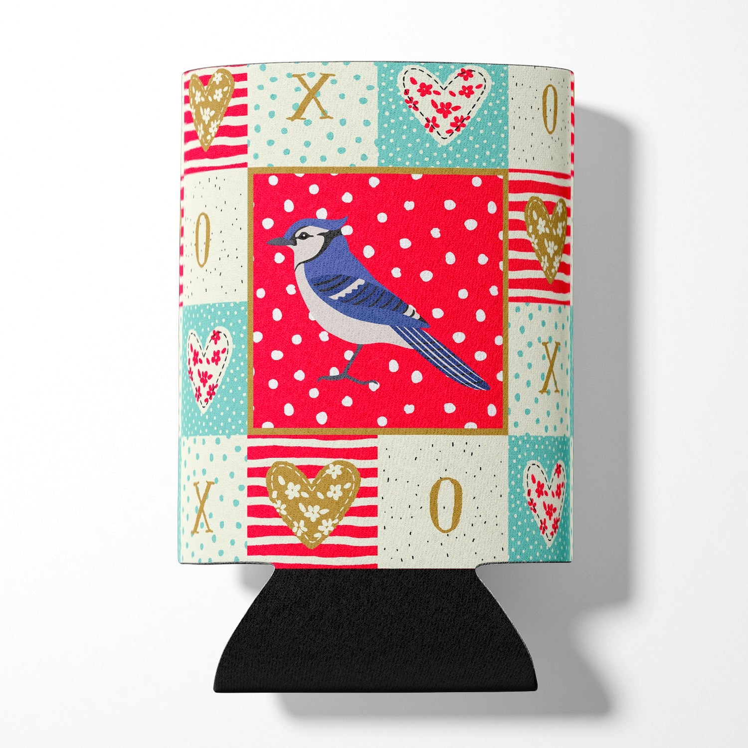 Jay Bird Love Can or Bottle Hugger Cooler Sleeve for Standard 12 oz Cans, Insulated Foam Beer & Soda Can Hugger Reusable