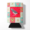African Grey Parrot Love Can or Bottle Hugger Cooler Sleeve for Standard 12 oz Cans, Insulated Foam Beer & Soda Can Hugger Reusable