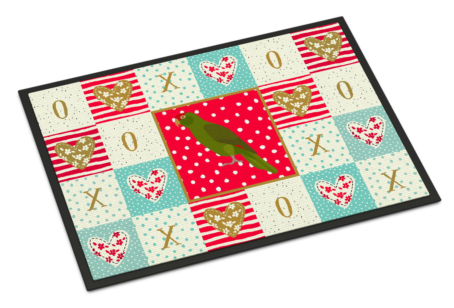 Amazon Parrot Love Doormat Indoor Outdoor 18H X 27W Front Door Mat Rugs for Entryway, Non Slip Washable