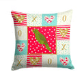 Amazon Parrot Love Decorative Throw Pillow 14x14 Indoor Outdoor Accent Cushion, Fabric Cover with Insert for Sofa, Bed, Porch & Living Room