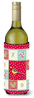 Rosella Love Wine Bottle Hugger Gift Sleeve for Standard 750 ml Bottles, Insulated Reusable Also Fits Mini Shot & Pint Bottles