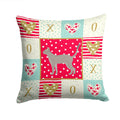 Blue Abyssinian Cat Love Decorative Throw Pillow 14x14 Indoor Outdoor Accent Cushion, Fabric Cover with Insert for Sofa, Bed, Porch & Living Room