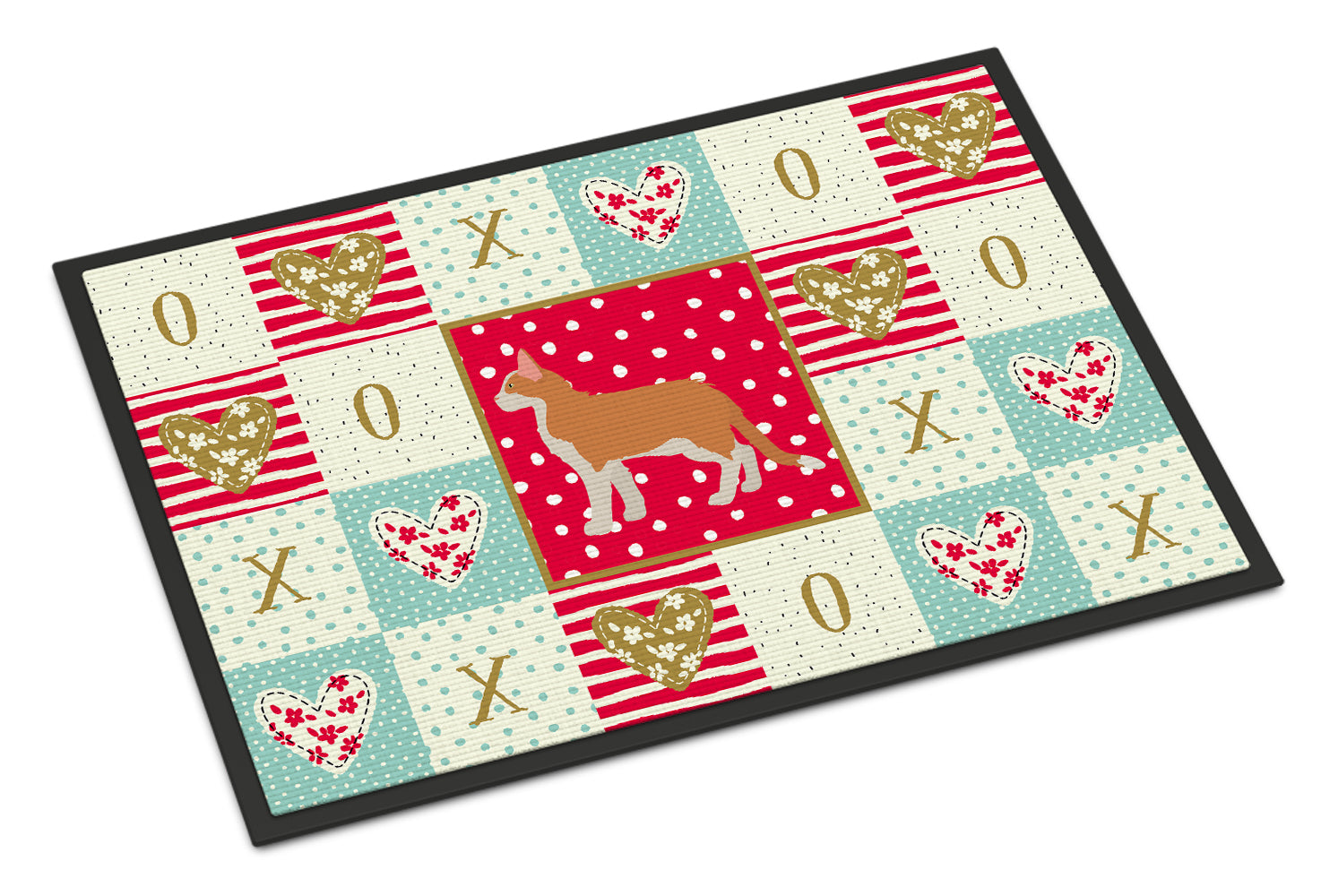 Aphrodite Giant #2 Cat Love Doormat Indoor Outdoor 24H X 36W Front Door Mat Rugs for Entryway, Non Slip Washable Low Pile,