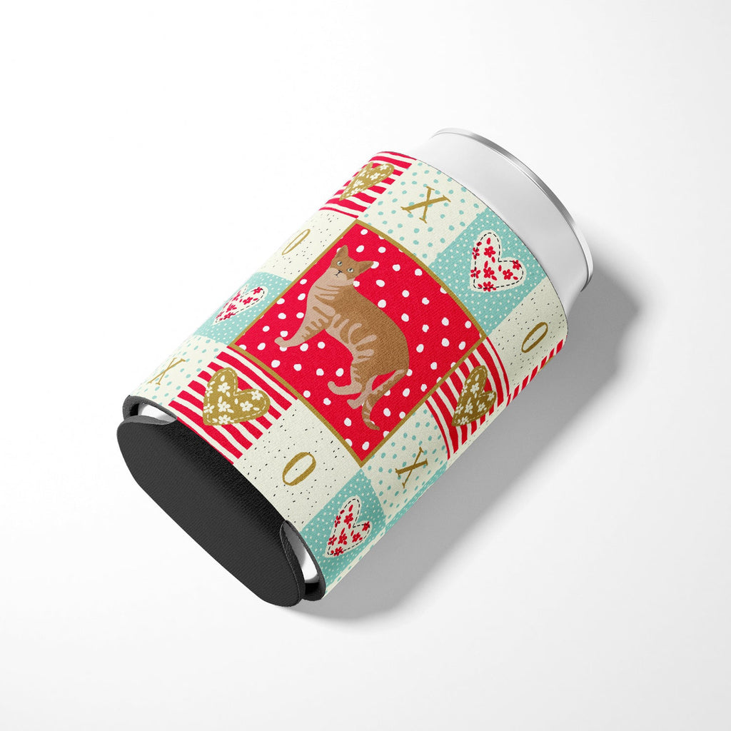 Australian Mist #1 Cat Love Can or Bottle Hugger Cooler Sleeve for Standard 12 oz Cans, Insulated Foam Beer & Soda Can Hugger Reusable