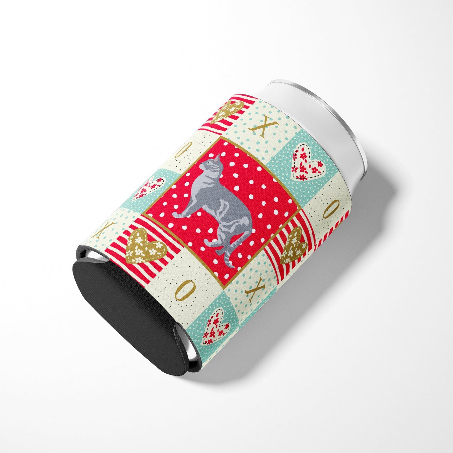 Australian Mist #2 Cat Love Can or Bottle Hugger Cooler Sleeve for Standard 12 oz Cans, Insulated Foam Beer & Soda Can Hugger Reusable