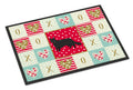 Black Chantilly Tiffany Cat Love Doormat Indoor Outdoor 24H X 36W Front Door Mat Rugs for Entryway, Non Slip Washable Low Pile,