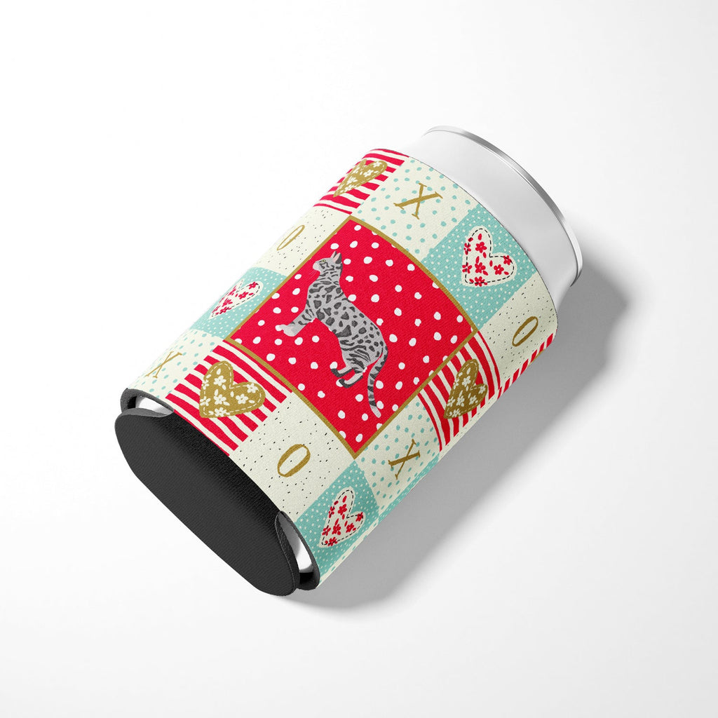 Cheetoh #2 Cat Love Can or Bottle Hugger Cooler Sleeve for Standard 12 oz Cans, Insulated Foam Beer & Soda Can Hugger Reusable