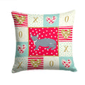 Dwelf #2 Cat Love Decorative Throw Pillow 14x14 Indoor Outdoor Accent Cushion, Fabric Cover with Insert for Sofa, Bed, Porch & Living Room