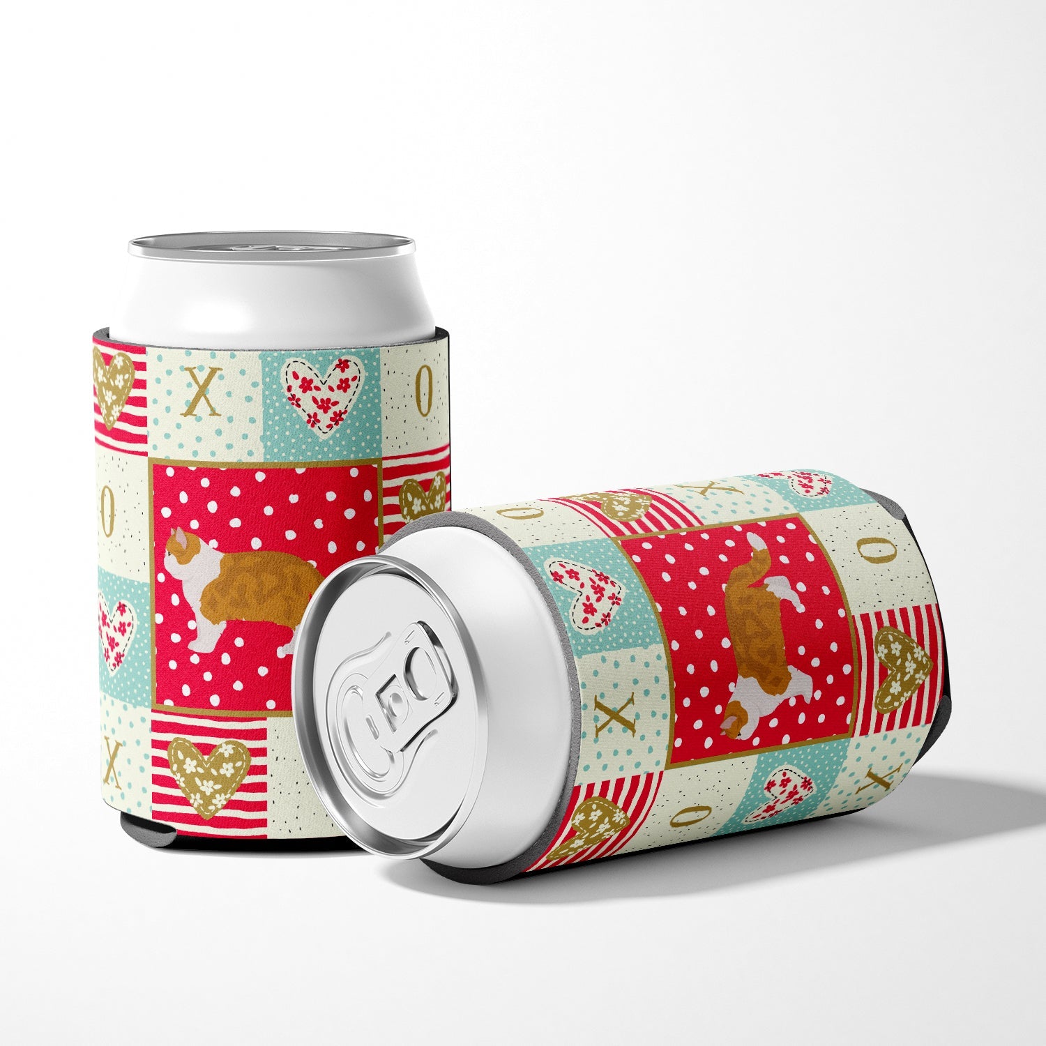 Exotic Shorthair #1 Cat Love Can or Bottle Hugger Cooler Sleeve for Standard 12 oz Cans, Insulated Foam Beer & Soda Can Hugger Reusable