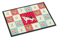 Korean Bobtail Cat Love Doormat Indoor Outdoor 18H X 27W Front Door Mat Rugs for Entryway, Non Slip Washable