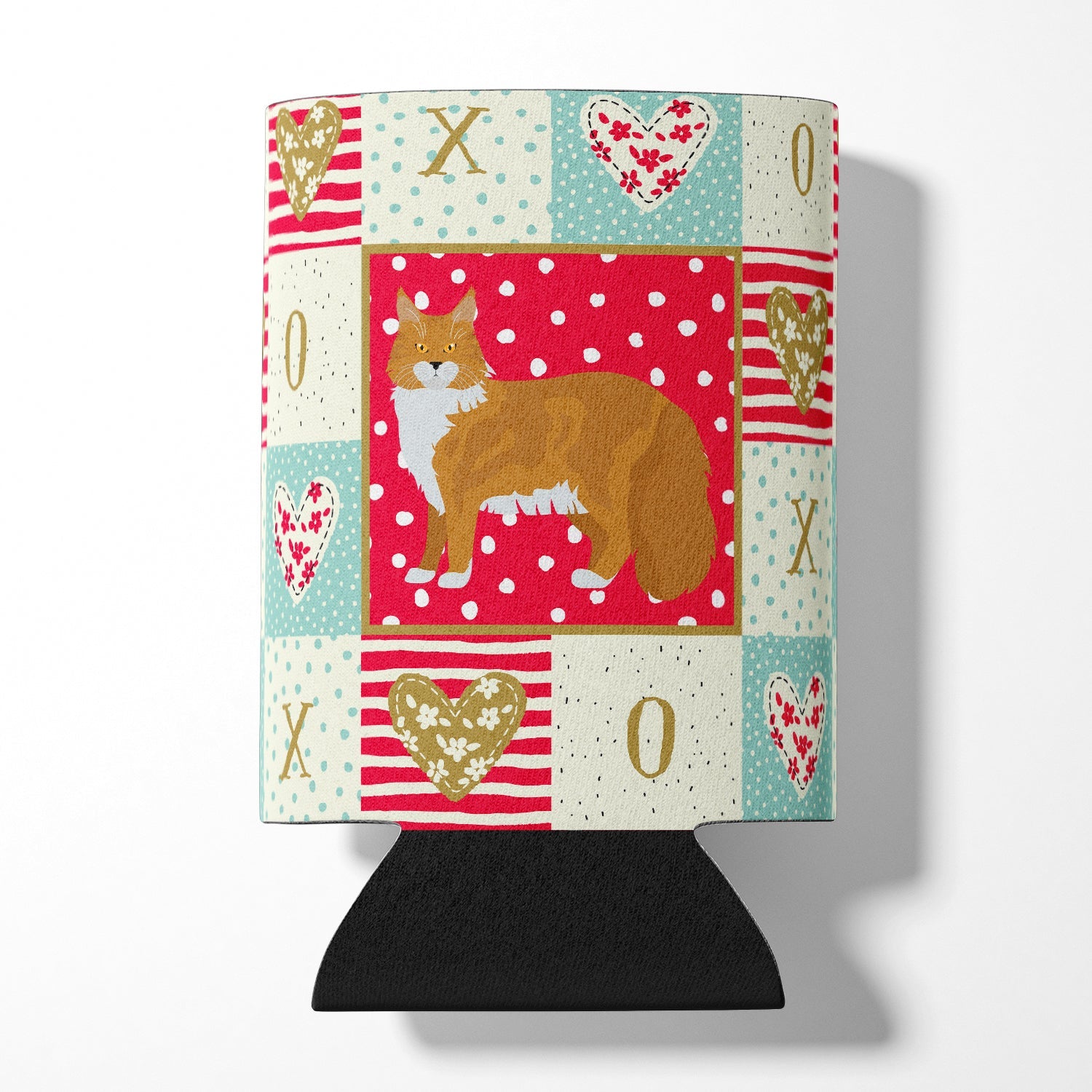 Maine Coon #1 Cat Love Can or Bottle Hugger Cooler Sleeve for Standard 12 oz Cans, Insulated Foam Beer & Soda Can Hugger Reusable